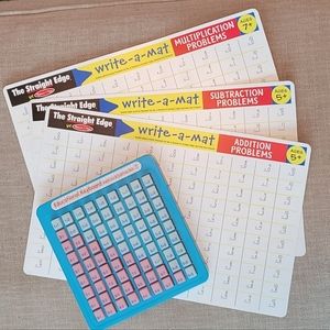 Melissa & Doug Write-a-Mats & Small World Toys Educational Keyboard